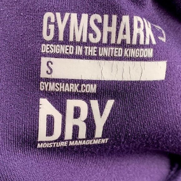 GYMSHARK Purple Dry Moisture Management Leggings S - Picture 5 of 7